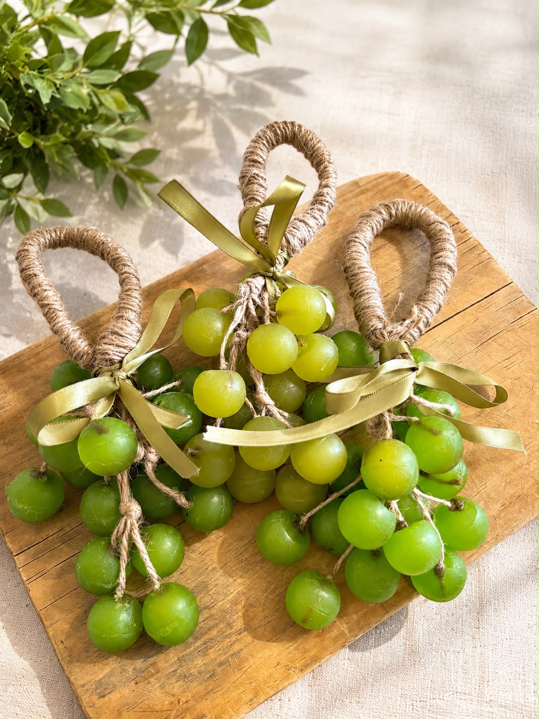 Jabón de uvas verdes